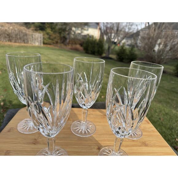 Waterford Crystal Marquis Brookside 12 Oz Iced Beverage Glass 8-3/8”~Set Of 5 - Picture 3 of 9